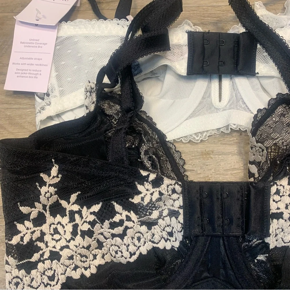 Auden Wacoal Embrace 2 Lace Underwired Unlined Balconete - Picture 11 of 13
